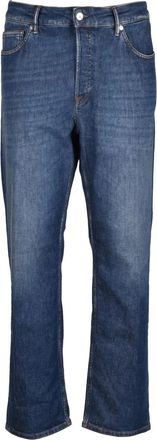 Nine In The Morning Blue Asthor Relax Slim Cotton Elastane Jeans