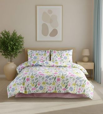 Blanc Avenue Juego de funda de edred&oacute;n 240x220 cm+ 2 FA 65x65 cm 100% algod&oacute;n