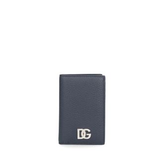 Dolce & Gabbana Heren, Accessoires, Blauw, Maat: ONE Size Leer