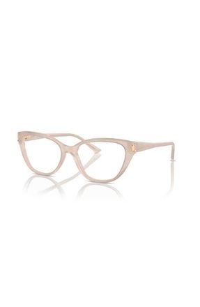 Jimmy Choo London 52mm Cat Eye optical glasses in Beige at Nordstrom