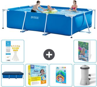 Intex Piscina Con Estructura Rectangular - 300x200x75 Cm - 7-piezas S57
