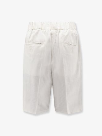 Hev&ograve; Mens Shorts Torre Lapillo White Linen