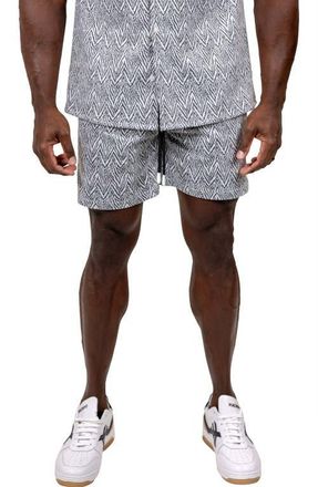 Maceoo Martyr 0337 Knit Drawstring Shorts in Grey at Nordstrom, Size 34