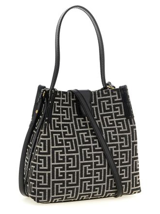 Balmain Labyrinth Shoulder Bag - Black