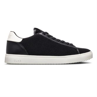 Clae Mens Adults Low Top Trainers in Blk/Wht/Cactus - Black - Size UK 8.5