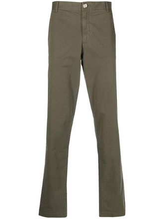 Woolrich slim-cut chino trousers - men - Cotton/Elastane/Polyester/Cotton - 31 - Green