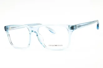 Emporio Armani EA3250U 6204 Transparent Bright Light Blue 56mm