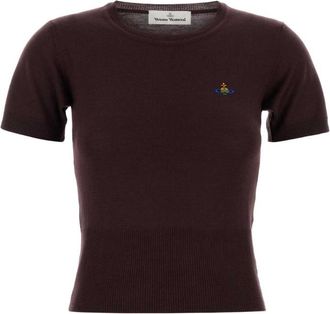 Vivienne Westwood Purple Crew Neck Top