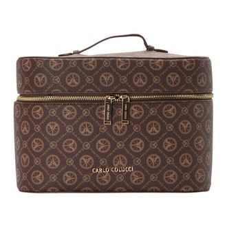 Carlo Colucci Toilettas - Dames - Toilettassen - Bruin - ONE Size - Tassen