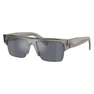 Prada D12Su Sunglasses - unisex - Prada - Sunglasses - Gray - 55 MM - Accessories