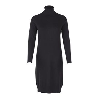 Saint Tropez Abito Collo Alto Nero U6801 - - Dresses - Donna - Nero - 2XL
