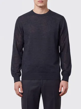 KANGRA Maglia girocollo in lana merino extrafine a maniche lunghe