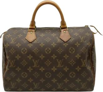 Louis Vuitton Pre-owned Handbags, female, Brown, Size: ONE SIZE Pre-owned Speedy30 Monogram Handbag