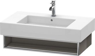 Duravit Unidad De Lavabo Vero De Duravit Para Montaje En Pared 6013, Con 1 Compartimento Abierto Incl. Toallero, 800 Mm, Color (frente/cuerpo): Laca De Color 
