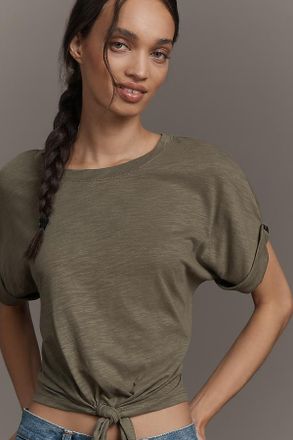 Sanctuary All Day Tie-Front Tee