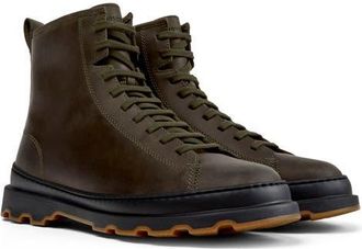 Camper Brutus Lace-Up Boot in Dark Green at Nordstrom, Size 44