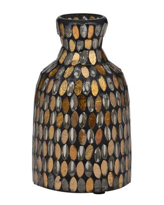 Sagebrook Home Glass 7In Mosaic Vase