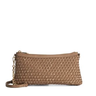 Dune London Womens Accessories Earlington - Woven Clutch Bag - Bronze - One Size