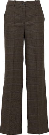 P.A.R.O.S.H. Prince Of Wales Check Wide-Leg Pants