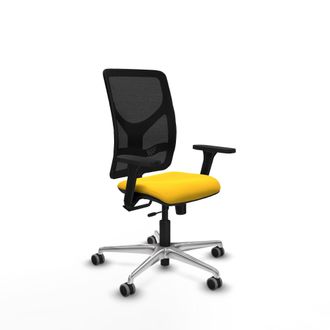 Piqueras y Crespo Silla De Oficina Piqueras Y Crespo Motilla Negro Cuero Sint&eacute;tico