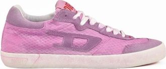 Diesel Pink Other-Fibers Leather Sneakers