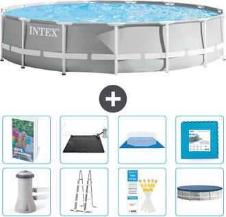 Intex Piscina Prism Frame Redonda - 457x107 Cm - 9-piezas S621