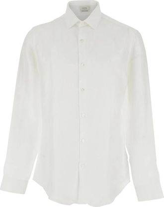 Calvin Klein Blouses & Shirts - Heren - Zakelijke Overhemden - Wit - 2XL - Overhemden