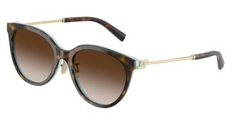 Tiffany & Co. TF4243D Asian Fit 81343B Womens Sunglasses Tortoiseshell Size 55