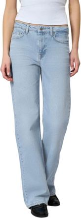 MY ESSENTIAL WARDROBE Custom Straight Jeans - Dames - Regular Fit Jeans - Blauw - W32 L34 - Katoen - Jeans