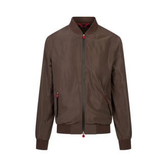Kiton Heren, Jassen, Bruin, Maat: 2XL
