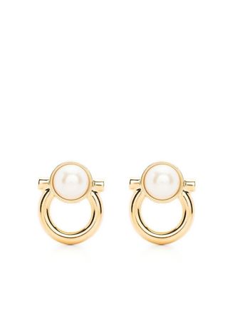 Ferragamo Orecchini con decorazione Gancini - Oro