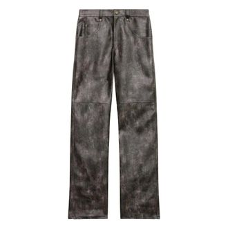 Isabel Marant Broeken, Dames, Zwart, S, Polyester, Coralea Broek