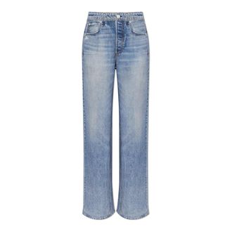 Rag & Bone Miramar Wide Trousers - Trousers - Mujer - Azul - XS