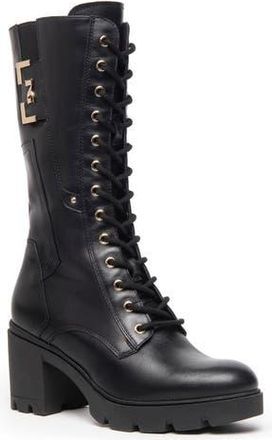 Nero Giardini Moto Platform Boot in Black at Nordstrom Rack, Size 5Us / 35Eu
