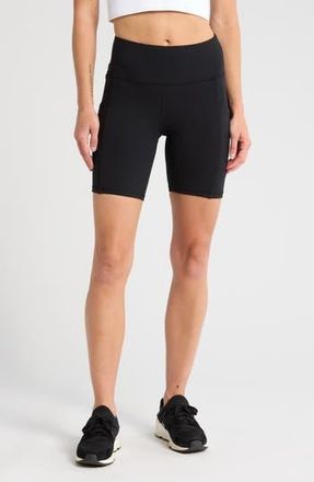 Marika Lucy High Waist Bike Shorts in Black at Nordstrom Rack, Size X-Large