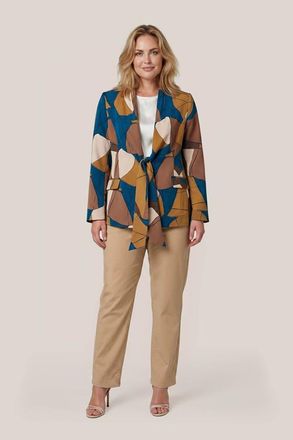 Mart Visser Hannah Print Blazer Petrol / Multi Maxi