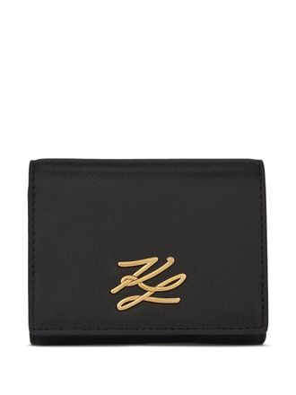 Karl Lagerfeld K/Autograph wallet - women - Leather - One Size - Black