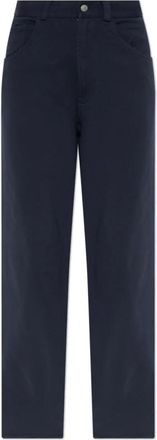 Maison Margiela Pantaloni a taglio vivo - - Trousers - Donna - Blu - M