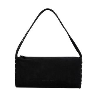 Alma En Pena Shoulder Bags, female, Black, ONE SIZE, Studded baguette bag