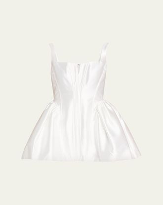 Self Portrait Taffeta Mini Dress