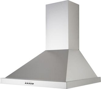 Respekta Cappa aspirante cappa a parete cappa camino 60 cm acciaio inox Respecta