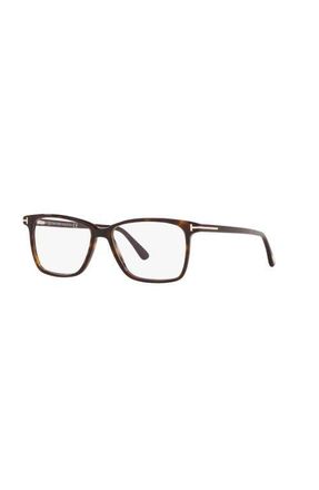 Tom Ford 55mm Irregular optical glasses in Brown at Nordstrom