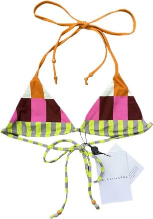 Cala de la Cruz Womens Mariana Bikini Top In Bengal Multi