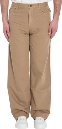Burberry Brown Solid Mid Rise Jeans