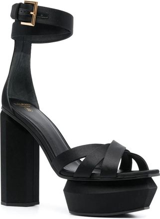 Balmain Sandalen - Sandals Black - Gr. 40 (EU) - in Schwarz - für Damen
