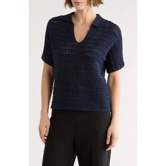 Elie Tahari Knit Dolman Sleeve Sweater in Navy at Nordstrom Rack, Size X-Small