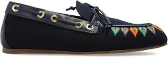 Etro Bootschoenen - Dames - Bootschoenen - Blauw - 41 EU - Leer - Schoenen