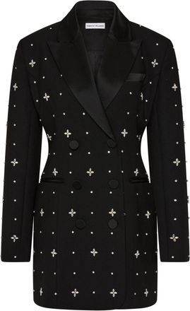 Rebecca Vallance Eclipse tuxedo mini dress - Black