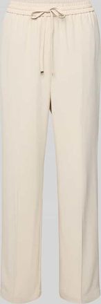 someday Someday Straight Leg Stoffhose mit Tunnelzug Modell Cevil detail in Sand, Größe 40