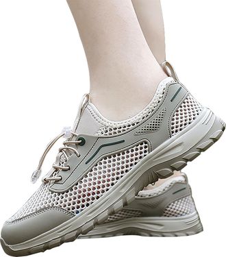 Generic Slip on Running Trainers for Women Ladies Lightweight Orthopedic Sneakers Couple Womens Spring and Summer Non Walking Fashion Light Shoes Sports Casua